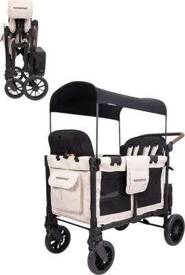 Produktbild von Wonderfold W4 Luxe Pro KinderVan für 4 Kinder, Wonderfold:Sandy Beach
