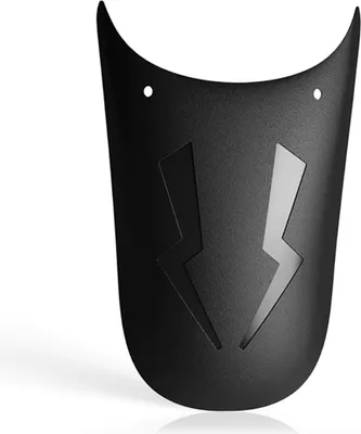 Image de Extension universelle de garde-boue moto avant / arrière KE28 noir