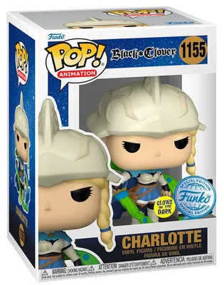 Productafbeelding van Funko Pop! Black Clover - Charlotte #1155, speciale editie die in het donker oplicht