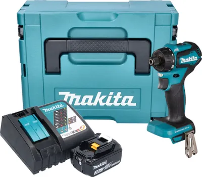 Produktbild von Makita DDF 083 RF1J Akku Bohrschrauber 18 V 40 Nm 1/4'' Brushless + 1x Akku 3,0 Ah + Ladegerät + Makpac