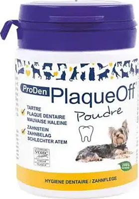 Productafbeelding van VET EXPERT Plaque Off – Supplement ter ondersteuning van de mondgezondheid voor honden en katten – 40 g
