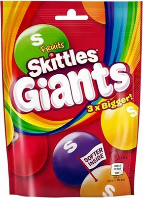 Produktbild von Skittles Giants Fruits (15 x 132g)