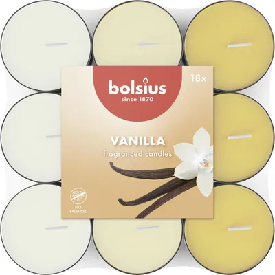 Obrázok produktu pre Svetielka s vôňou vanilky 18 kusov, rôzne 3 krát