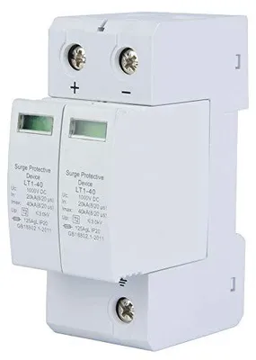 Imagen del producto de Protección contra sobretensiones para sistemas fotovoltaicos de corriente continua, sistema de 2 polos, 40 kA, modular, 1000 V
