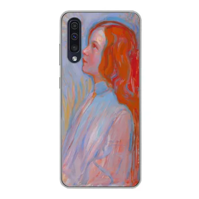 Produktbild von MuchoWow® Handyhülle Schutzhülle Hülle für Samsung Galaxy A30s Hingabe - Piet Mondrian Silikon Softcase Handy Hülle - Karteninhaber