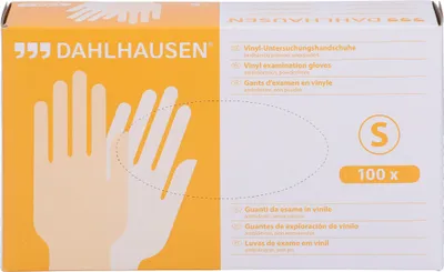 Produktbild von Vinyl-Handschuhe ungep. Gr. S, 100 St HAS