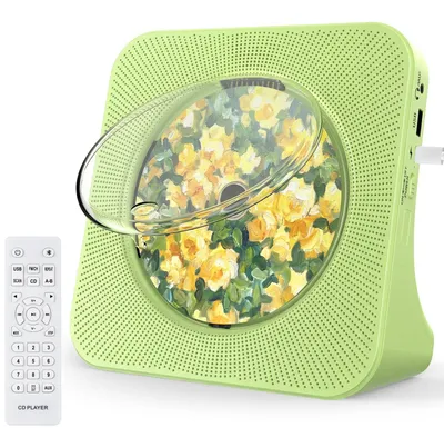 Image de Lecteur CD portable avec Bluetooth, haut-parleurs Hi-Fi intégrés et radio FM