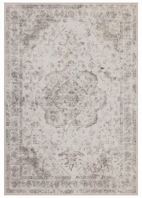 Produktbild von Kurzflor Teppich Vintage-Oriental Wohnzimmer Schlafzimmer Kinderzimmer Beige 240x340 cm Rechteckig
