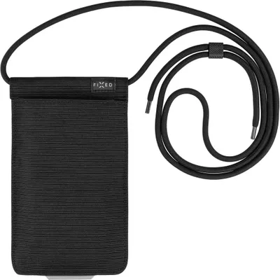 Zdjęcie produktu dla FIXED Camino Sling z paskiem na szyję do telefonów komórkowych do 7" czarny