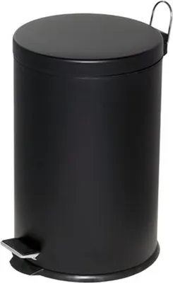 Produktbild von Alco Tretabfalleimer Stahl kunststoffbeschichtet 20l schwarz