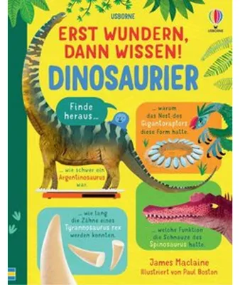 Zdjęcie produktu dla Erst wundern, dann wissen! Dinosaurier