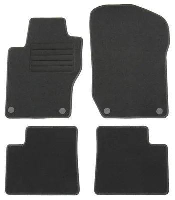 Fußmatten-Set für Mercedes M-Klasse W164 ML, 07/2005-10/2011, 4-teilig, Schwarz