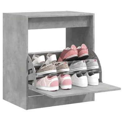 Obrázek produktu pro Botník betonový šedý 60x42x69 cm materiál na bázi dřeva