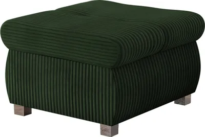Produktbild von MIRJAN24 Polsterhocker Orkan Klein, Moderne Sitzhocker vom Hersteller, Holzkonstruktion, 60x60x39 cm (Farbe: Poso 14)