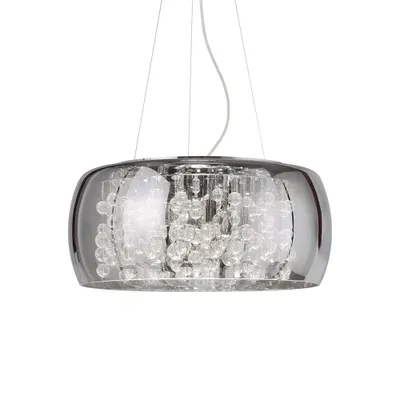 Image de Ideal Lux Suspension Audi-80 8-flg. fumée 197654