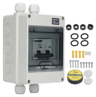 Obrázek produktu pro DC miniaturní jistič 2P 125 A, IP65, vodotěsný odpojovač pro solární fotovoltaické systémy 1000 V