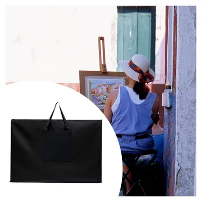 Produktbild von Portfolio-Tragetasche für Künstler, leicht, 96 x 69 cm, Tragetasche für Zeichnungen, Kunstwerke und Fotografie