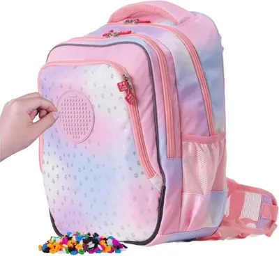 Obrázok produktu pre Školský batoh Pixie Crew Pink Hearts & Paws - 44 x 34 x 14 cm