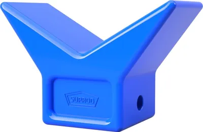 Produktbild von Polyurethan Bugpuffer Bughalter Bugschutz Bugmaul Bugstütze SUPROD, 75 mm, blau
