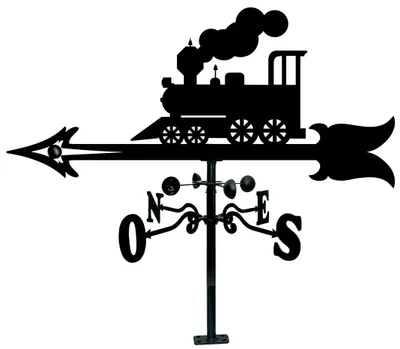 Luifel Dach Locomotive, schwarz matt, 87x90 cm, Metall