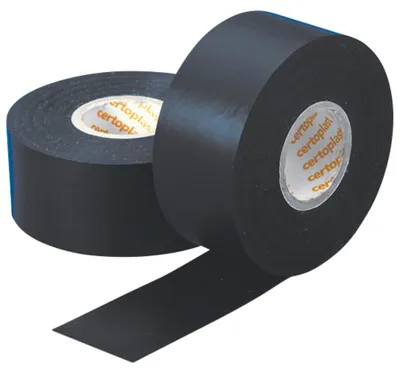 Obrázok produktu pre 8 kusov Certoplast elektroizolačná páska 602, čierna, 19 mm x 10 m 602000019010A