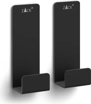 Produktbild von ZACK Potes Handtuchhaken 2,5x2x7 cm Schwarz