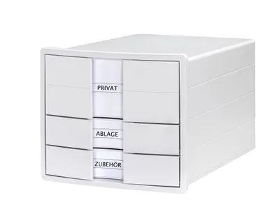 Obrázok produktu pre HAN 1017-12 Zásuvkový box IMPULS - A4/C4, 3 uzavreté zásuvky, vrátane vložky, biely