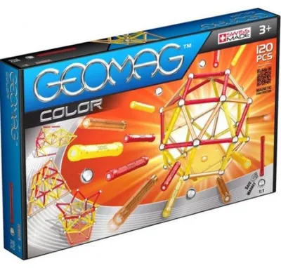 Image de Geomag color - 120 pieces - jeu de construction magnetique