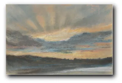 Immagine prodotto di Stampa artistica "Tramonto" di Eugène Delacroix – 40 x 60 cm – non incorniciata