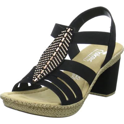 Produktbild von Rieker Sandaletten 66526 Schwarz Damen