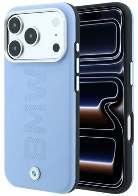 Obrázek produktu pro Pouzdro BMW Sign Centered Deboss pro iPhone 18 Pro / 17 Pro, modrá barva
