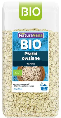 PŁATKI OWSIANE BIO 300 g - NATURAVENA