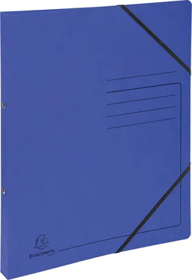 Produktbild von Ringhefter 542552E DIN A4 2 Ringe Karton blau Packung mit 5 Stück