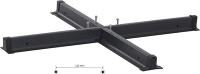 Produktbild von SIENA GARDEN Stahlkreuz für Schirme
