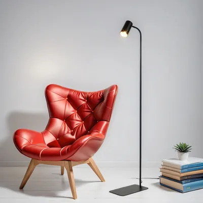 Obrázek produktu pro Stojací lampa GU10 126 cm Černý kov Moderní stojací lampa Čtecí lampa