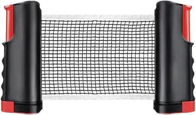 Productafbeelding van Intrekbaar Tafeltennisnet voor Elke Tafel - Draagbaar Pingpong Net voor Binnen en Buiten