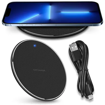 Produktbild von QI Schnell Ladegerät für Apple iPhone 17 16 16e Pro Max Air 15W Wireless Laden