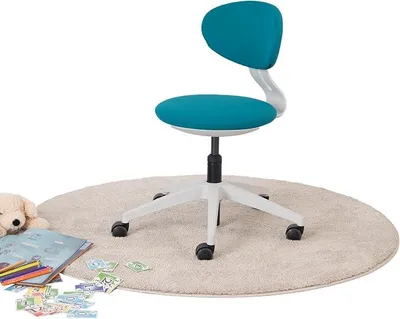Produktbild von Ergonomischer Kinder Schreibtischstuhl – höhenverstellbarer Kinderdrehstuhl mit atmungsaktiver Rückenlehne, orthopädischer Kinderstuhl für gesundes Sitzen, Kinder Schreibtisch Stuhl