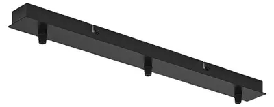 Immagine prodotto di LEDVANCE Vintage 1906 apparecchio a sospensione 3X Canopy LINEAR, nero, max. 3x15W LED, lineare, semplice canopy per il montaggio a soffitto, collegamento di 3 apparecchi a sospensione, design vintage minimalista, IP20