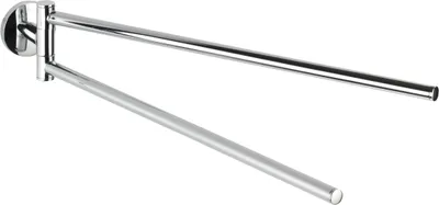 Produktbild von WENKO Handtuch Halter Stange Zink hochwertig rostfrei Wand Bad Cuba Chrom