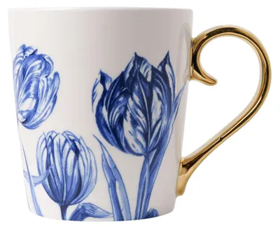 Heinen Delfts Blauw – Becher Tulp Gold – Bild 1