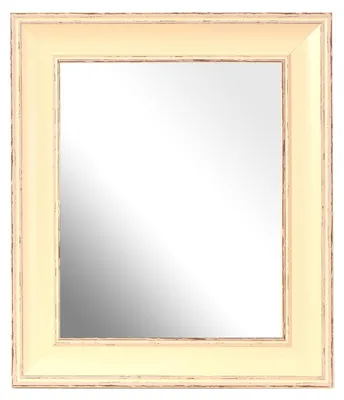 Produktbild von Beige Spiegel mit schmalem Rahmen, 17,8 x 10,2 cm