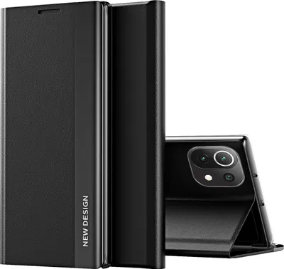 Obrázek produktu pro Xiaomi Mi 11 Pouzdro, MagnetickéPolyuretanKožené Pouzdro s Funkcí Stojánku pro Xiaomi Mi 11 černé