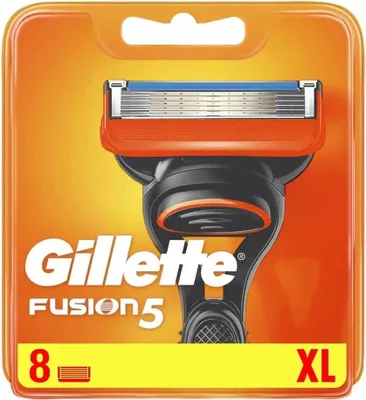 Immagine prodotto di Lame da barba Gillette Fusion5, confezione da 8 - Nuove e originali - Precisione affilata