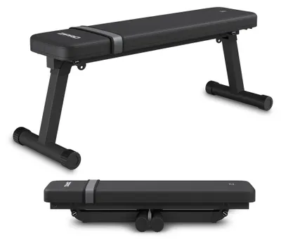 Zdjęcie produktu dla Ławka treningowa składana, wytrzymałość do 230 kg, kompaktowa, do użytku domowego