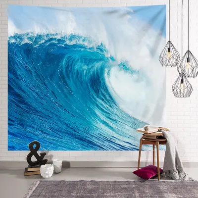 Obrázok produktu pre Tapisérie na stenu, tapisérie Vonkajšie 150x200cm Plážová téma Nástenná dekorácia Spálňa pre spálňu Domáce kancelárske dekorácie(01#)