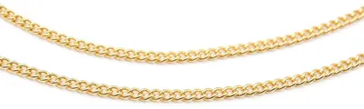 Produktbild von Vintageparts Gliederkette 304 Edelstahl goldfarben 3x2,2mm Meterware 1m