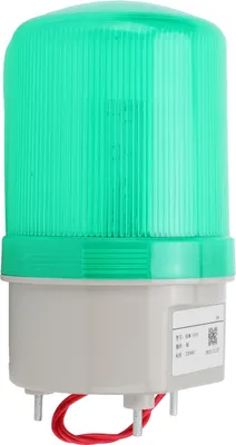 Image de BERM Lampe d'avertissement LED clignotante Lampe d'équipement Lampe d'urgence 220VAC BEM?1101Vert