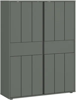 Immagine prodotto di Cassettiera Veddel 103x40x139,5 cm grigio-verde antracite a 4 ante