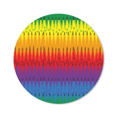 Produktbild von MuchoWow® Mauspad Mousepad Muster - Regenbogen - Abstrakt 40x40 cm - Mousepads - Maus Mat - Pad - Mausunterlage - Schreibtisch Accessoires